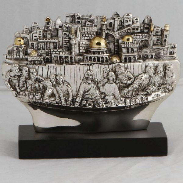 Jerusalem with last supper silver 1