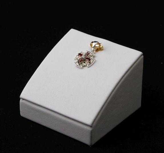 Jerusalem Cross with ruby