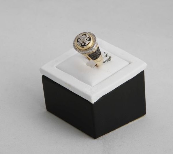 Ring with Jerusalem cross (y) – 14K 1