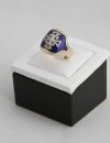 J.C. enamel ring - 14K