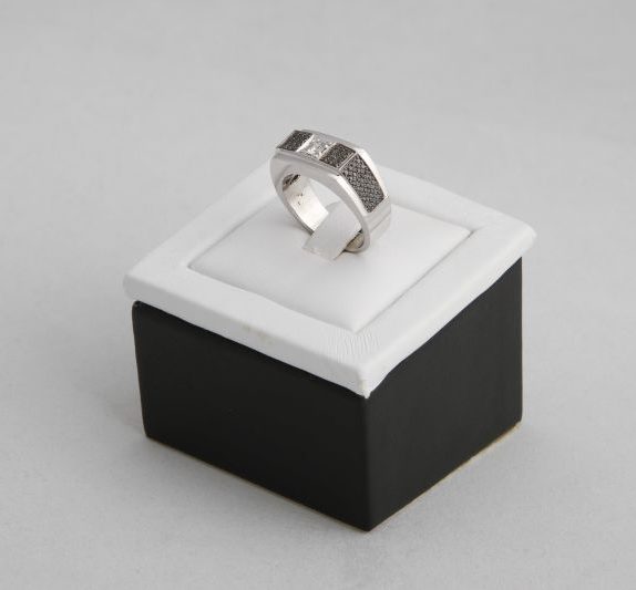 B.W. ring white Gold - 14K