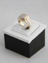 Yellow ring with Dia - 14K