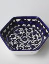 Hexagonal flower bowl
