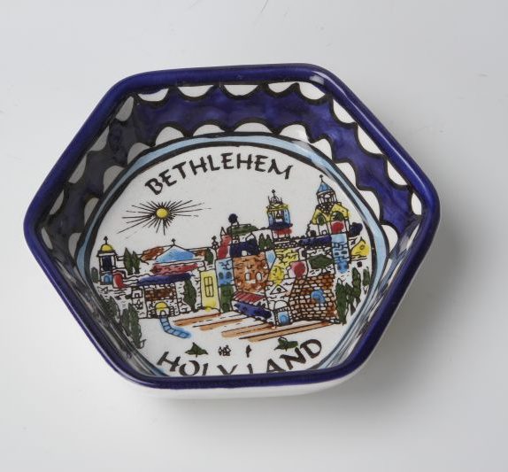 Hexagonal Bethlehem bowl