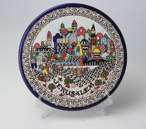 Round Jerusalem plate 1