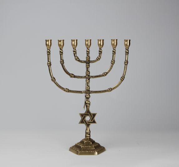 Round Menorah with star