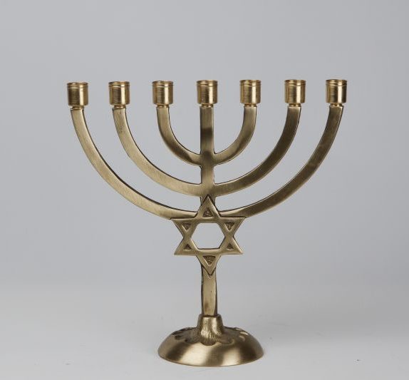 Round Menorah with star