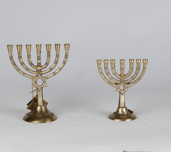 Round Menorah with David star (2 Sizes) 1