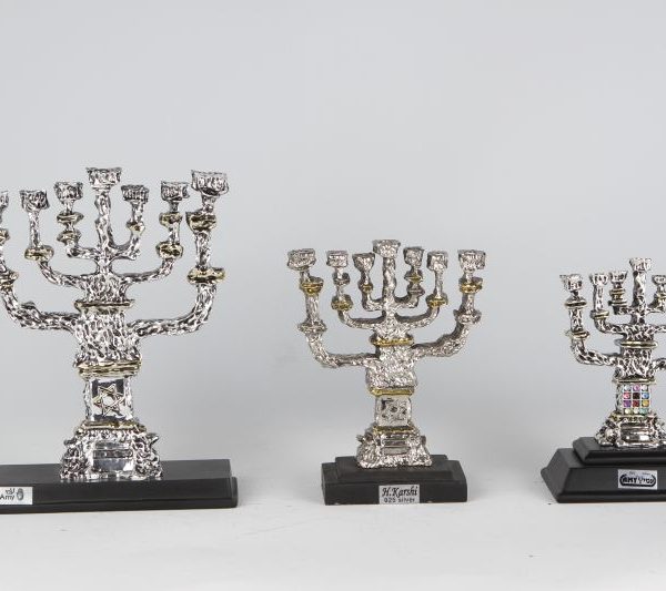 Silver Menorah big (3 Sizes) 1