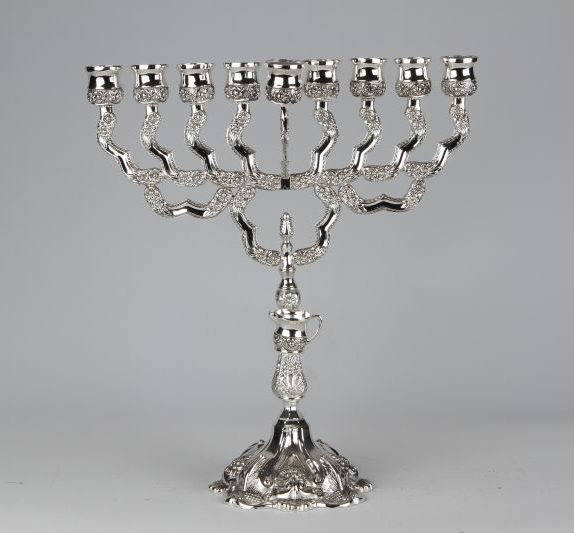 Silver hanukkah small