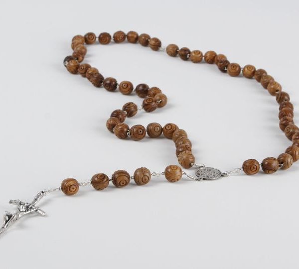 Rosary with large carved bead 1