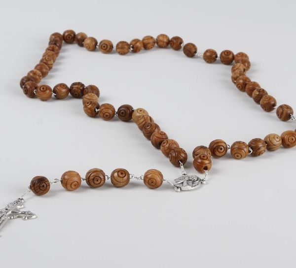 Rosary with large carved bead 1