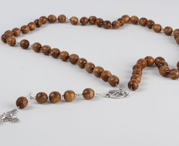 Rosary with large smooth bead 1