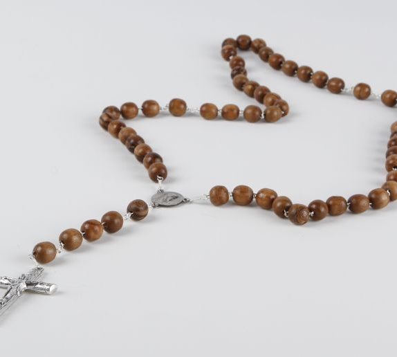 Rosary with small smooth bead