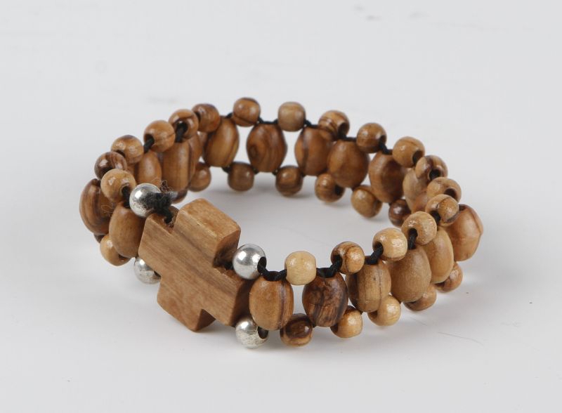 Handmade Wooden Rosary Bracelet – Totally Catholic Tees