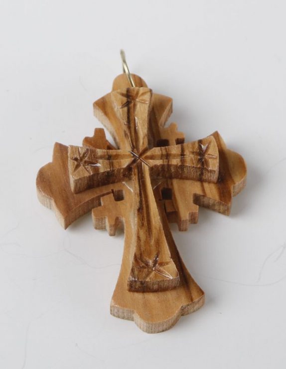 Roman cross with four crucifix pendant