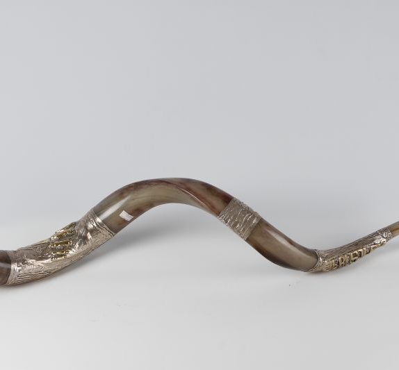 Silver shofar big