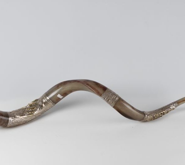 Silver shofar big 1