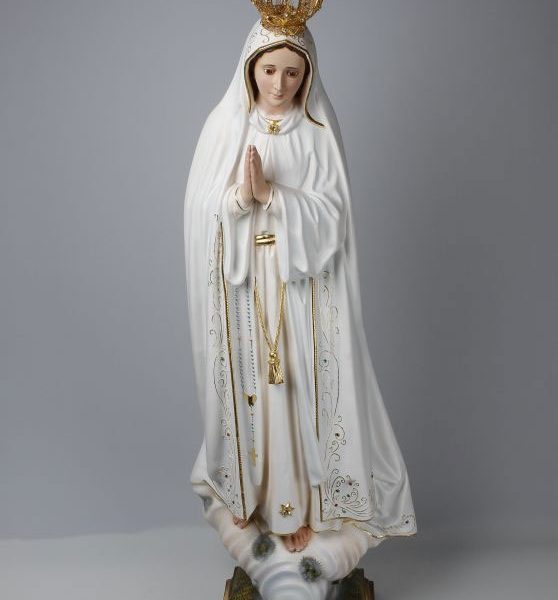 Clay statute of Virgin Mary colored big (4 Sizes) 1