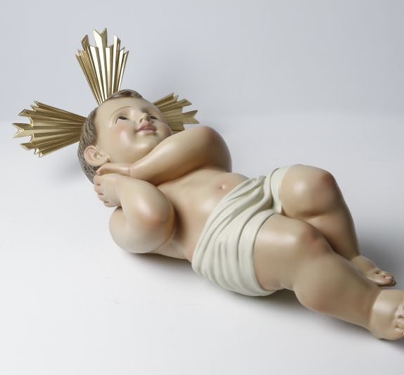 Clay statute of baby Jesus small (9 Sizes)