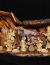 Zacharia set nativity with bark