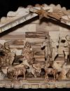 Zacharia artist made natural nativity set