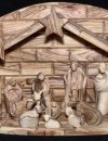 Natural nativity set