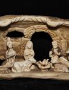 Natural Bark nativity set