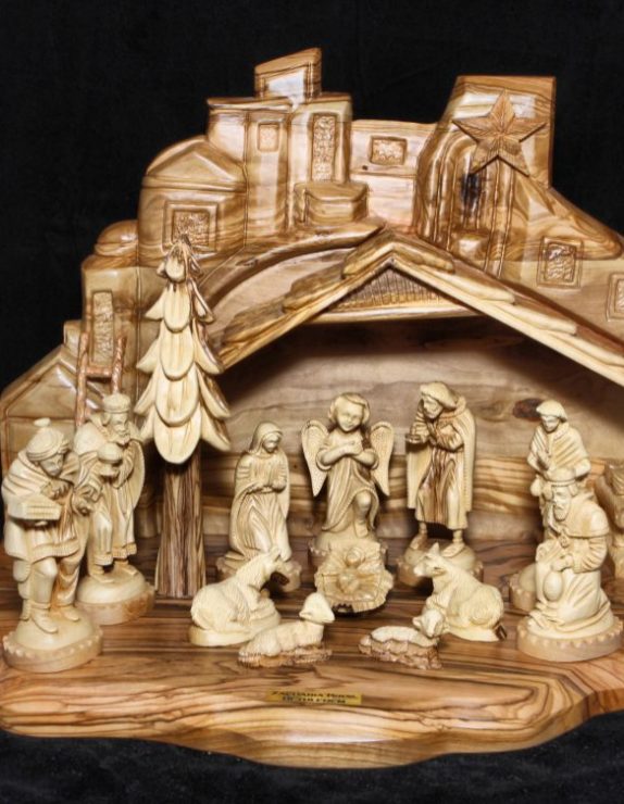 Zacharia artist made nativity small